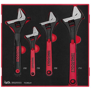 Teng 4PC Adjustable Wrench Set TE-TEDADJ4