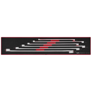 Teng 6PC Long Ring Spanner Set TE-TEXFLS06