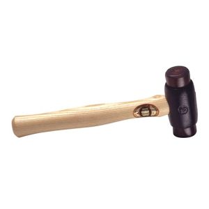 Thor 800G RAWHIDE HAMMER #2 (1-3/4LB) 38MM FACE WOOD HNDL TH12 TH12