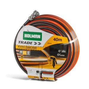 Holman 12mm 40m Trade Hose with Metal Fittings and Gun TH1240FG