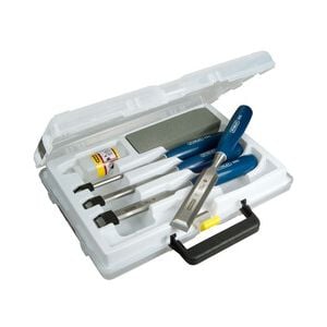 Stanley 6PC 5002 Series Chisel Set with Oil & Stone 0-16-130