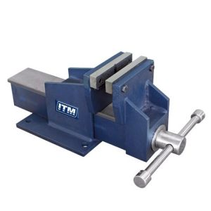 ITM 200MM Straight Fabricated Steel Bench Vice TM102-200