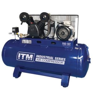 ITM 3 Phase 5.5HP 507L/Min 200L Stationary Belt Drive Air Compressor TM353-55200