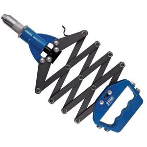 ITM Riveter, Lazy Tong 3 Jaw, 3.2 To 6.4MM Nozzles TM620-012
