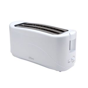 Tiffany 4 Slice White Toaster TTW4