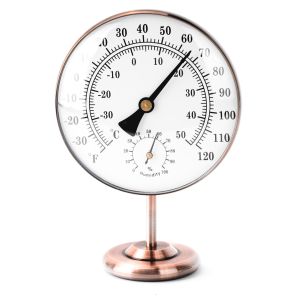 Holman Brass Thermometer and Hygrometer TZLJ024