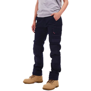 Tradie Ladies Flex Cargo Pants Navy WJ3340SE