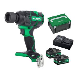 HiKOKI 36V 1/2" Brushless Impact Wrench with 380Nm Tightening Torque Kit WR36DH(HRZ)