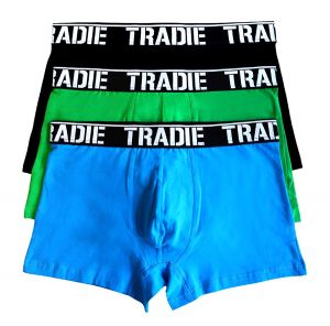 Tradie 2pk Honey Badger Cool Tech Mid Length Sports Trunk by